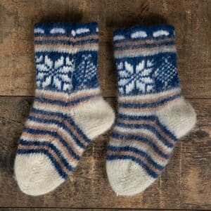 Goat wool kids socks - Avas