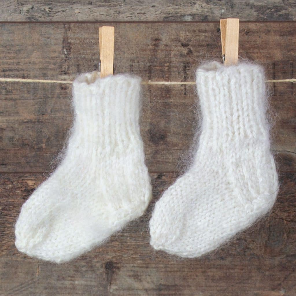 Goat wool kids socks - Belenok