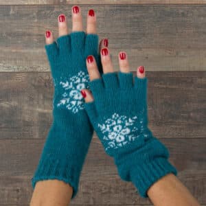 Wool Armwarmers - Biryuzovaya