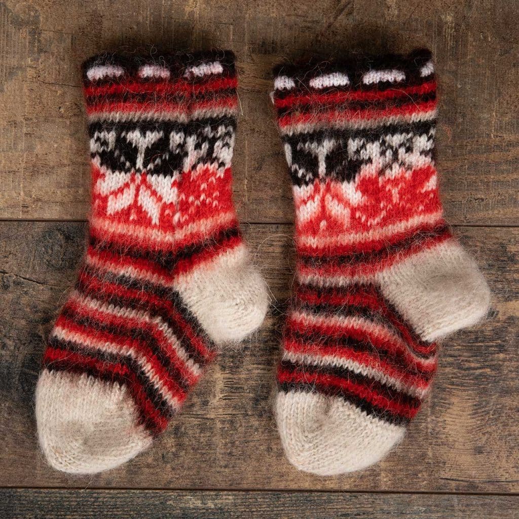 Goat wool kids socks - Dochka