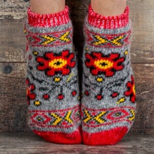 Wool Sneaker Socks - Klubnika