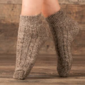 Goat Wool Sneaker Socks - Koezina