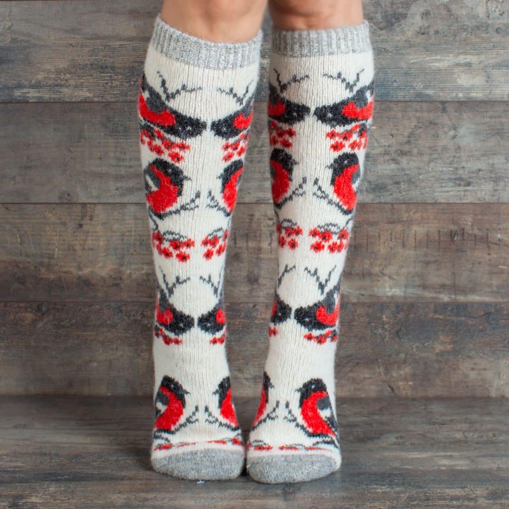 Wool Knee Socks - Krasna