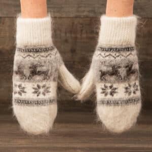 Goat Wool Mittens - Lomonosova