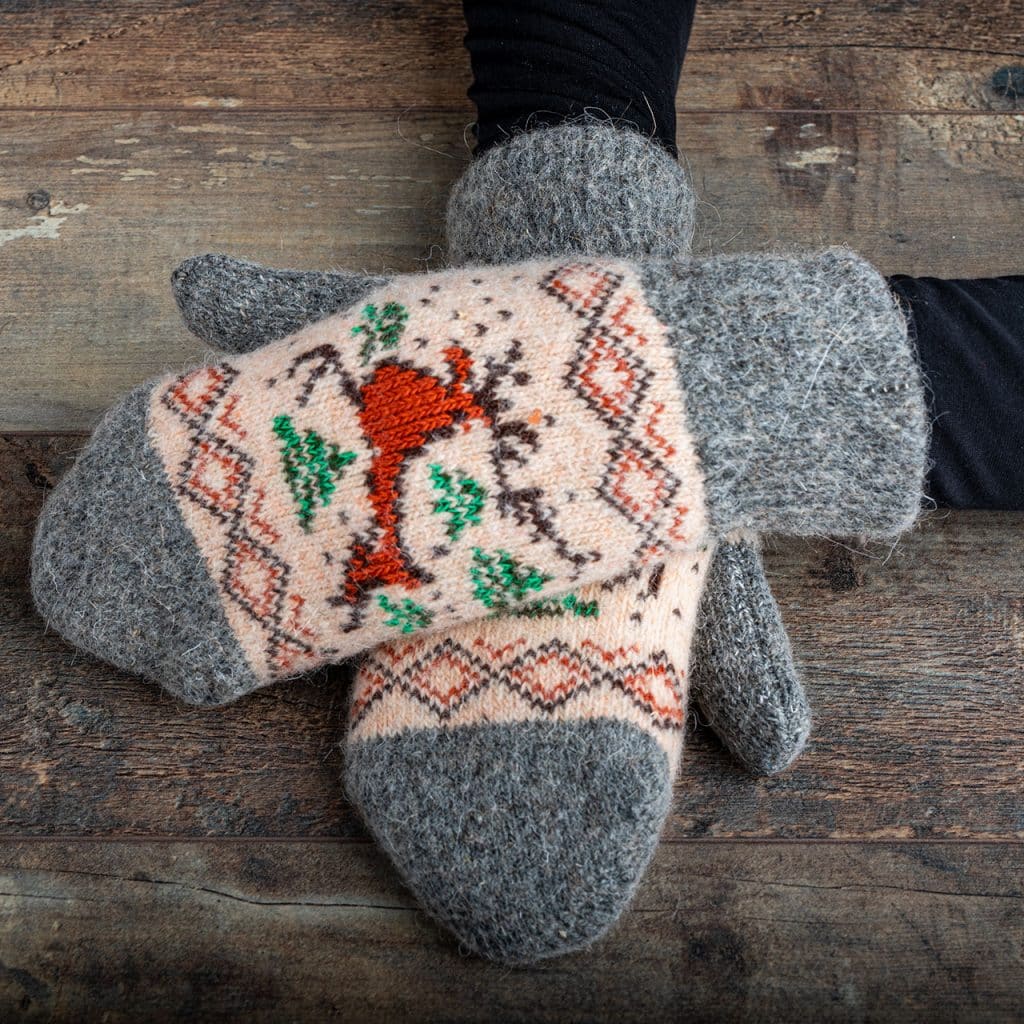 Wool Mittens - Olenia