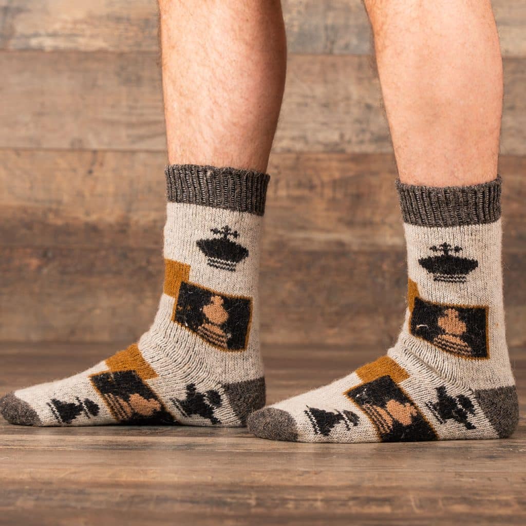 Wool Socks - Chess