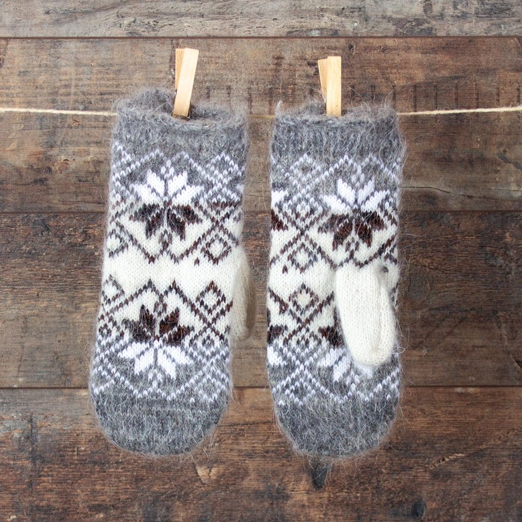 Goat Wool Mittens - Shuya