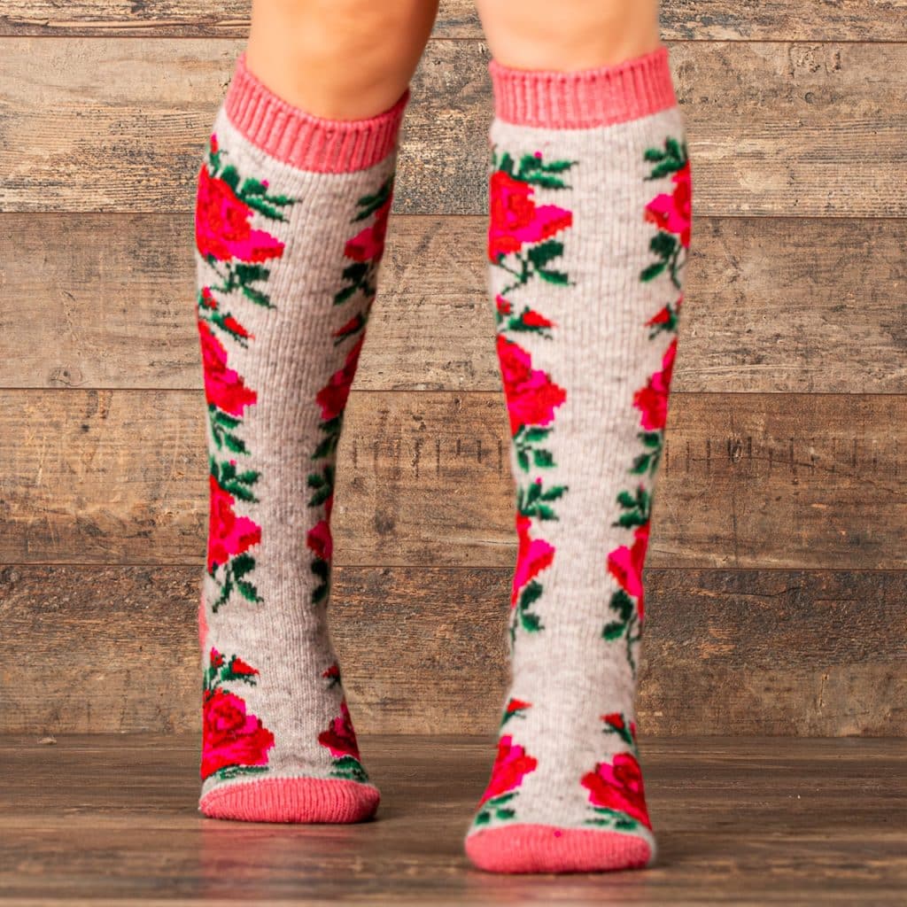 Wool Knee Socks - Sibirskaya