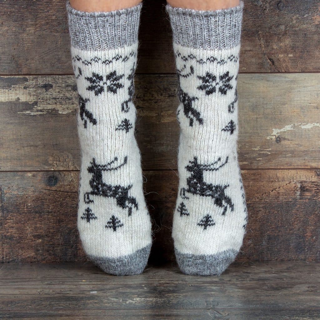 Wool Socks - Snegovinka