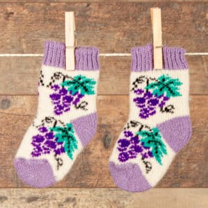 Wool Kids' Socks - Vinogradinka