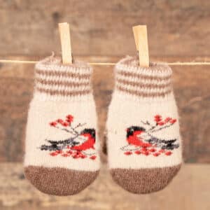 Wool Children's Mittens - Vorobeyka