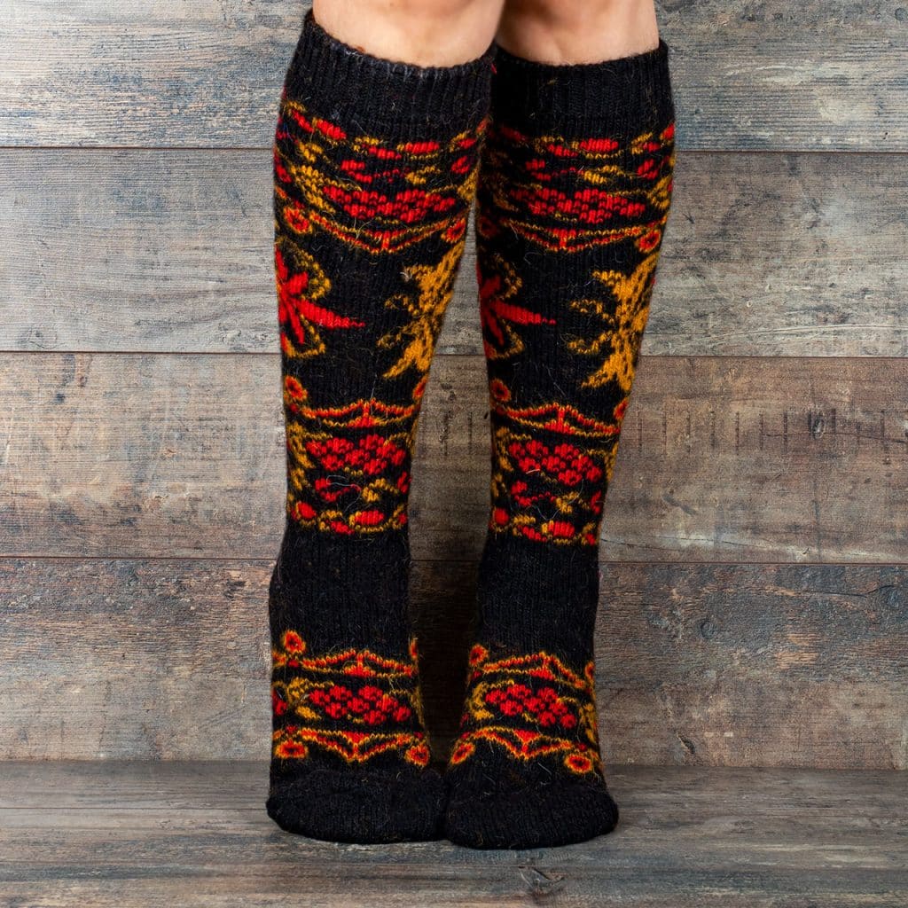 Wool Knee Socks - Zabava