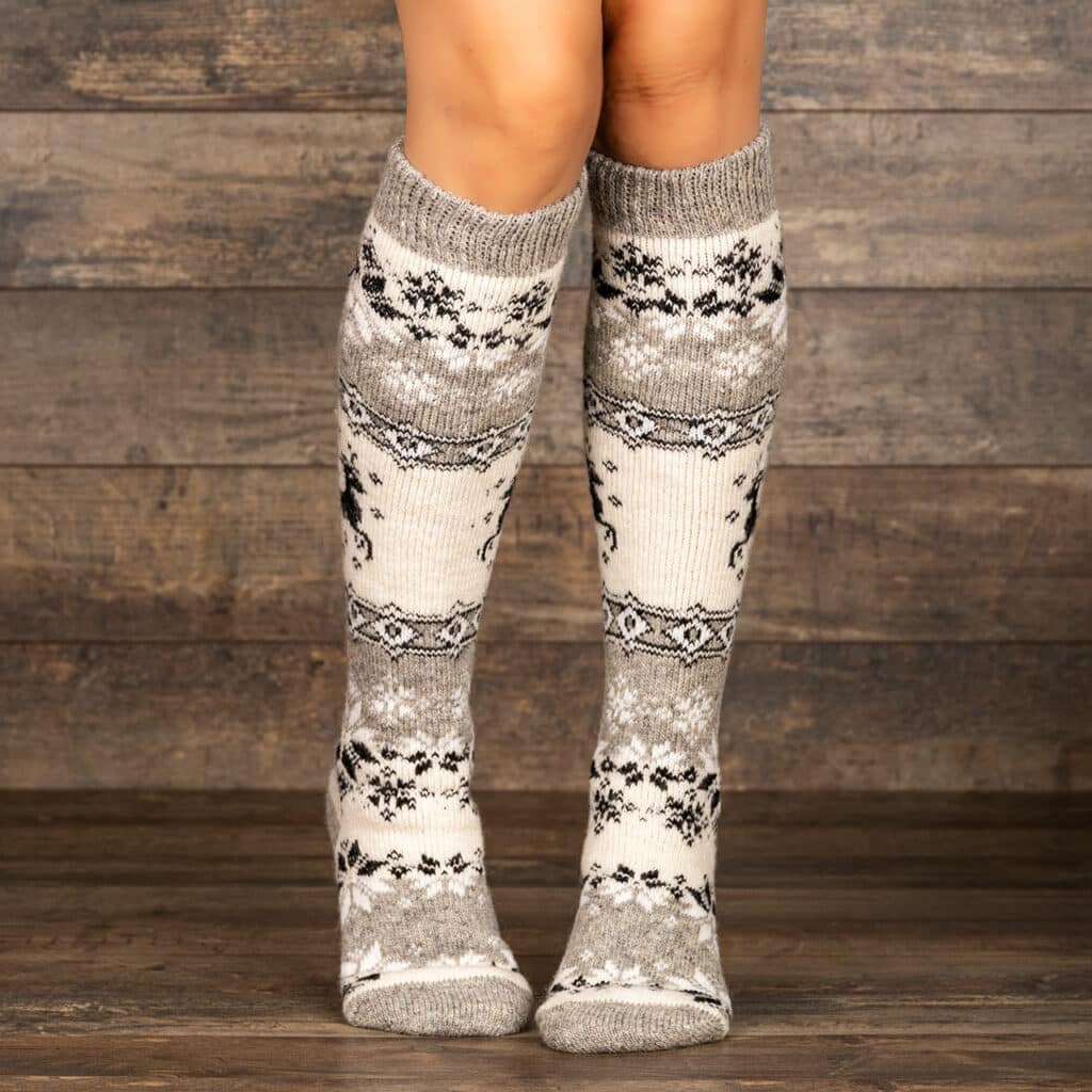 Wool knee socks - Adigela