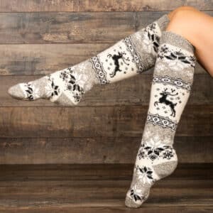 Wool knee socks - Adigela