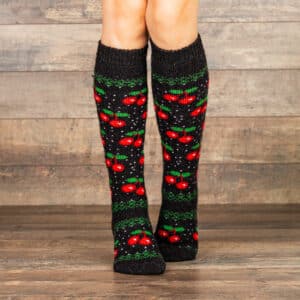 Wool knee socks - Vishenka