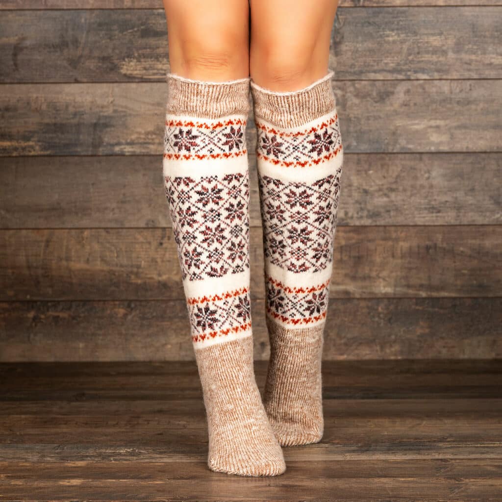 Wool knee socks - Groesha