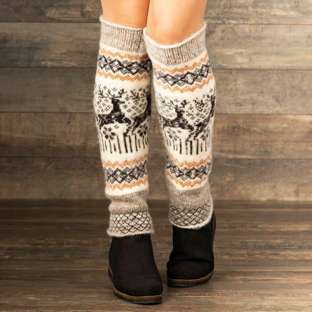 Wool leg warmers - Gulnarovka