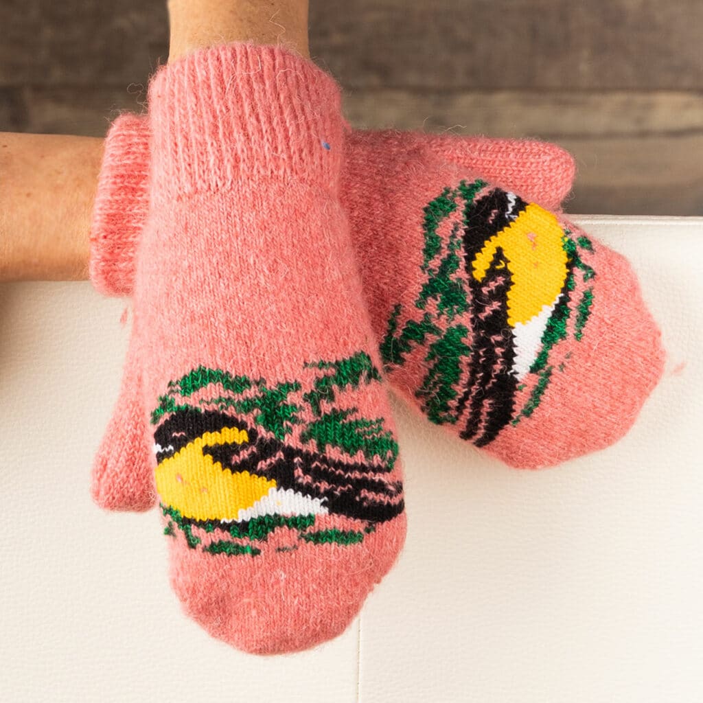 Wool mittens - Kormushka