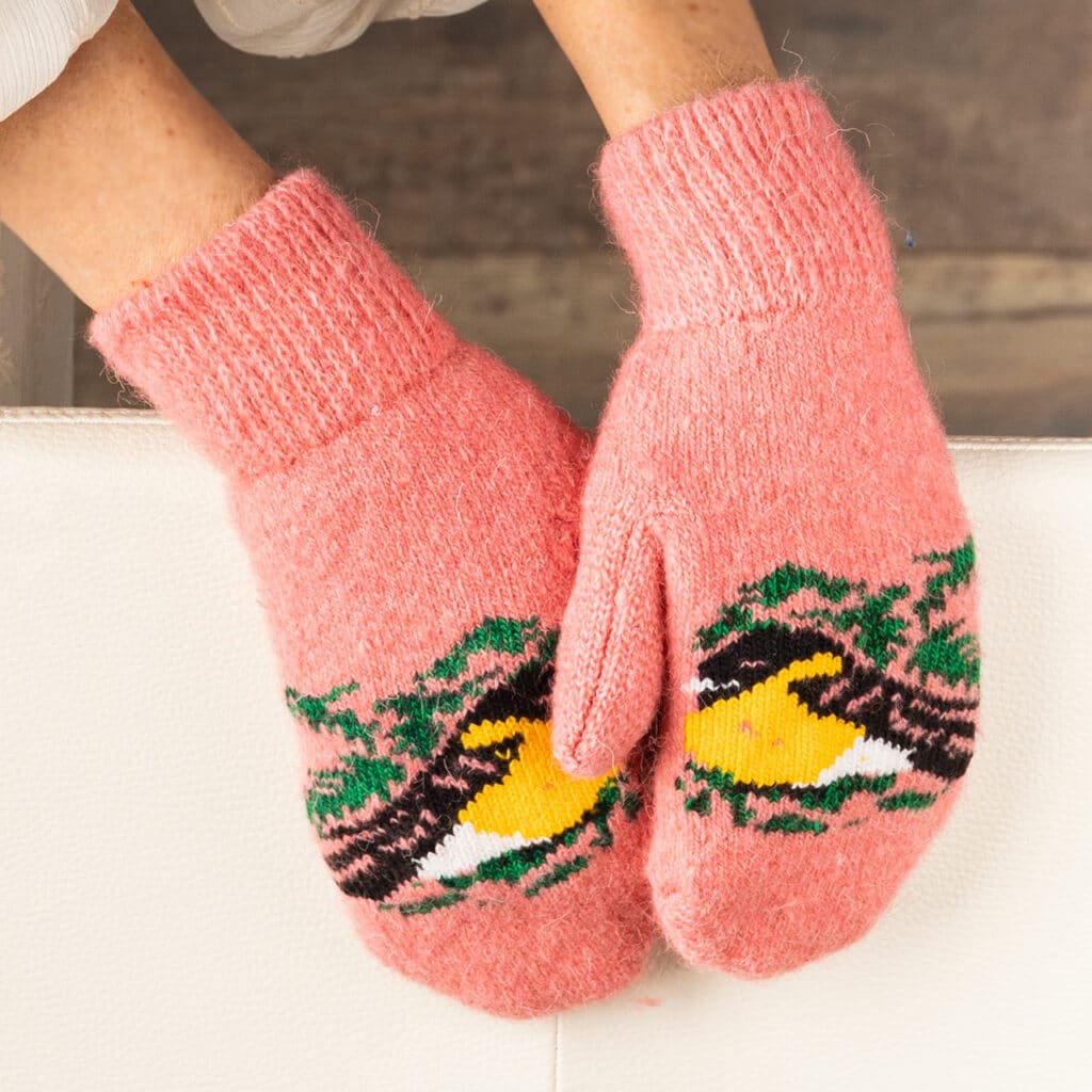 Wool mittens - Kormushka