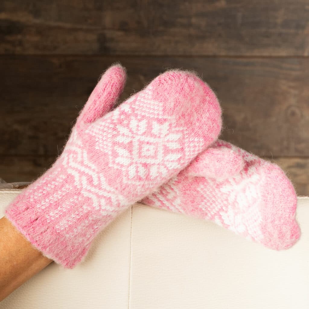 Wool mittens - Rozanka