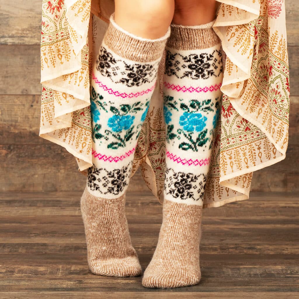 Wool knee socks - Morozna