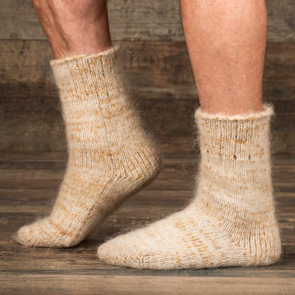 Goat wool socks - Selsovet